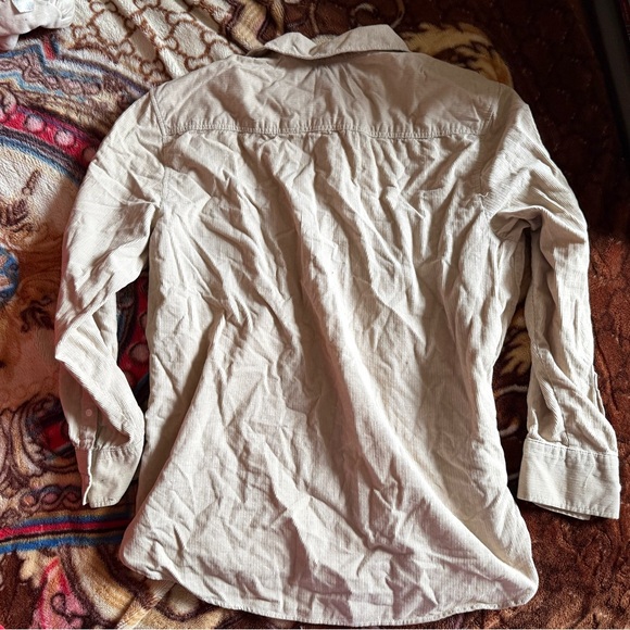 Tan Button-Up Shirt - Picture 5 of 6